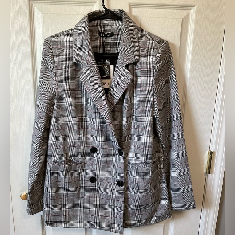 Very J blazer. Size S. Double breasted. NWT
